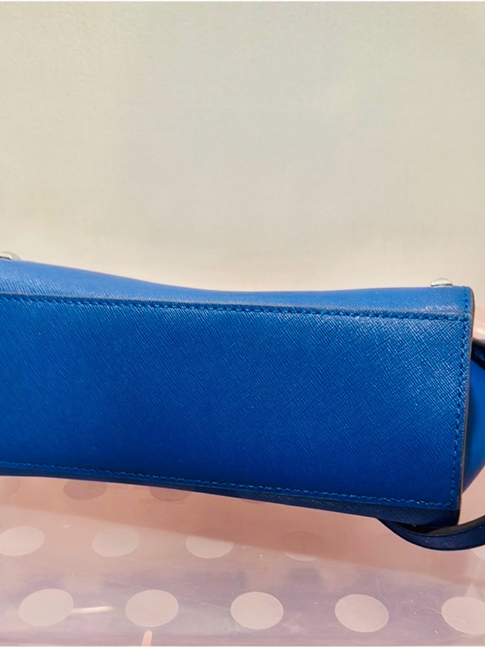 Michael Kors Royal Blue Studded Crossbody Bag - Picture 5 of 7